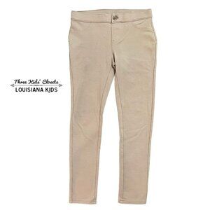 Old Navy Sz 12 School Uniform Khaki Ponte-Knit Jeggings Pants